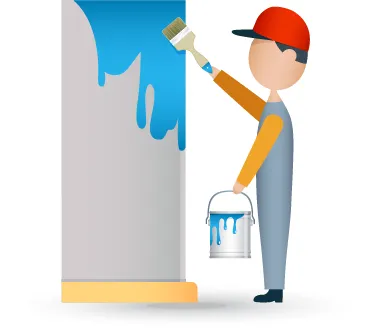 interior parquet painting