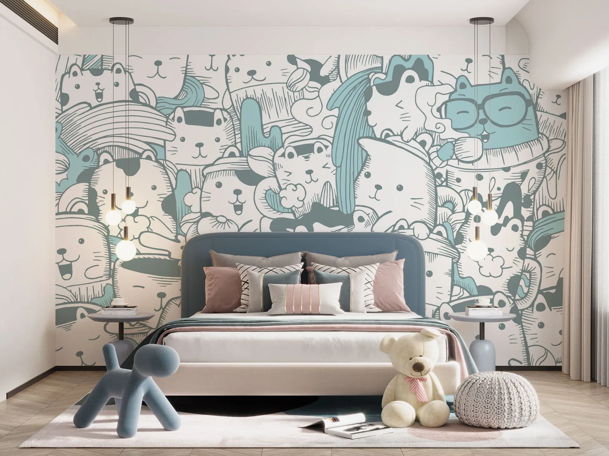 kids wallpaper ideas for dubai homes