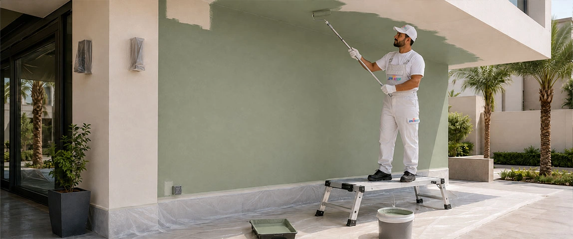 Villa wall and ceiling painting in Dubai