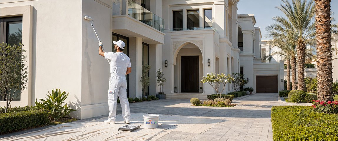 Villa painting services in Dubai