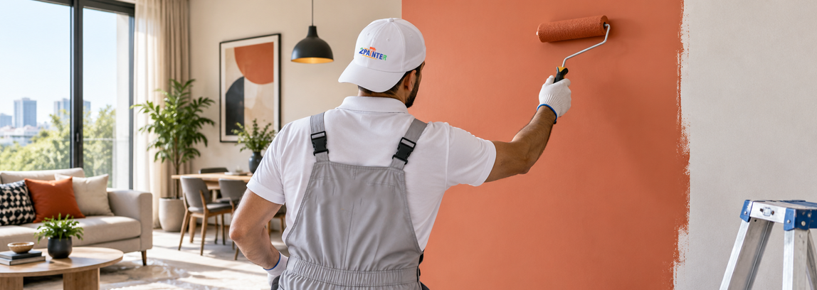 Wall repainting and colour refresh in Dubai
