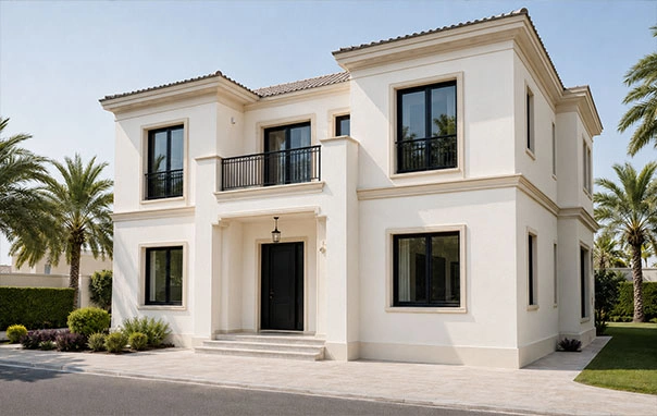 Wall preparation for antifungal painting in Dubai
