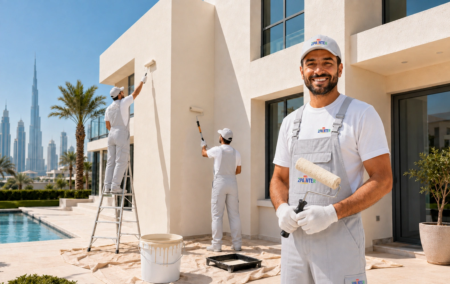 Home transformed with professional painting services in Dubai