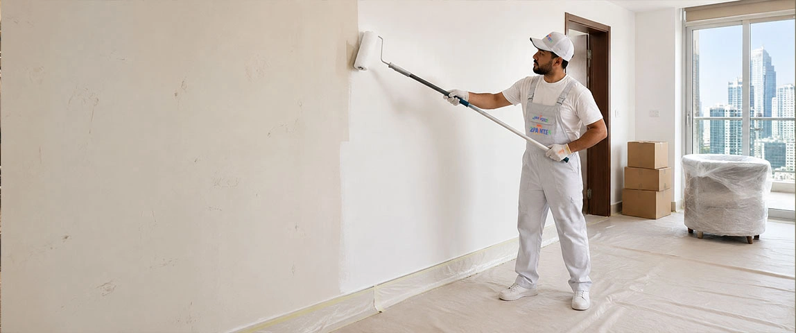Apartment move out painting in Dubai