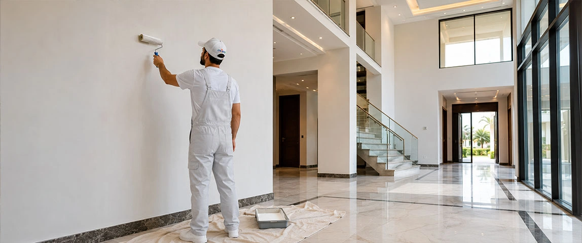 Villa painting for move in move out in Dubai