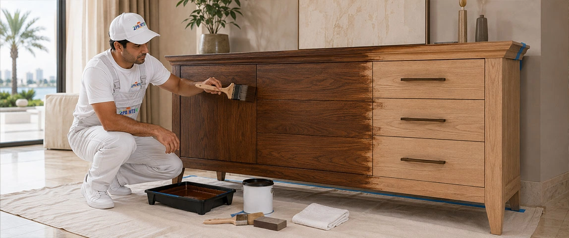 Furniture painting services in Dubai