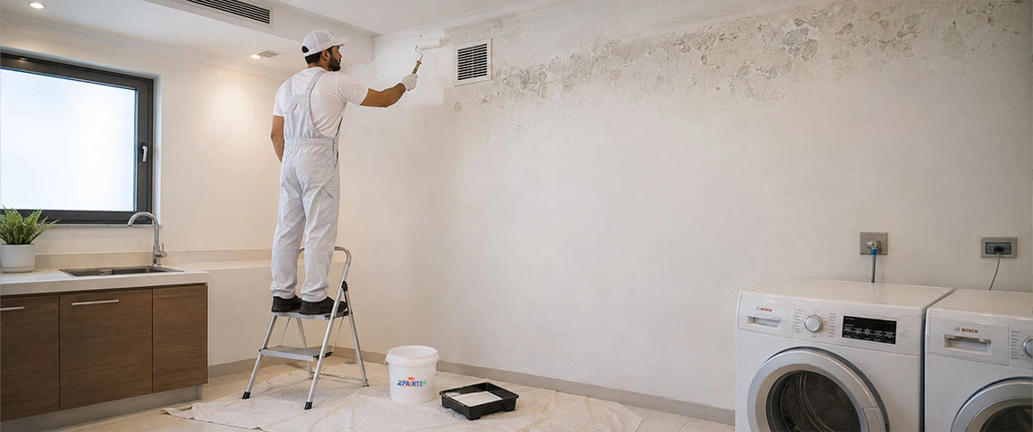 Antifungal painting for humid interiors in Dubai