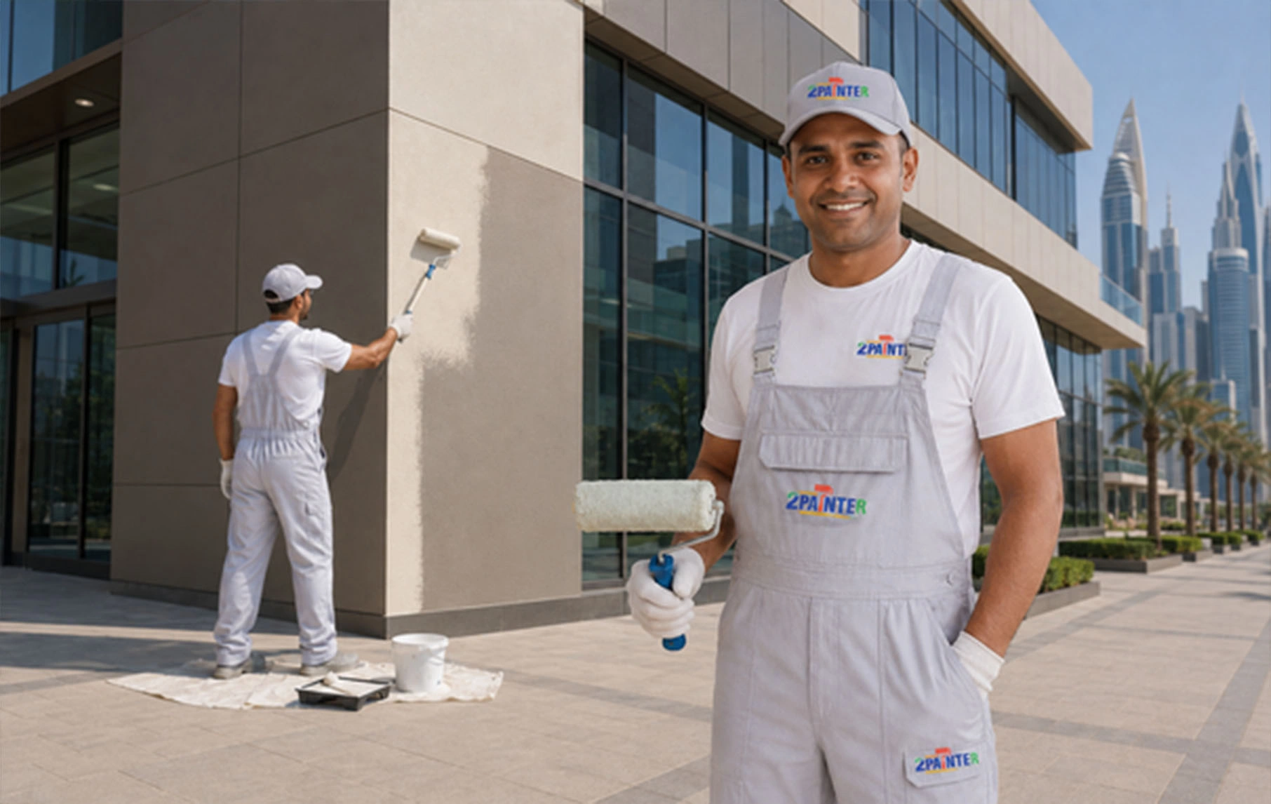 Professional commercial interior painting in Dubai